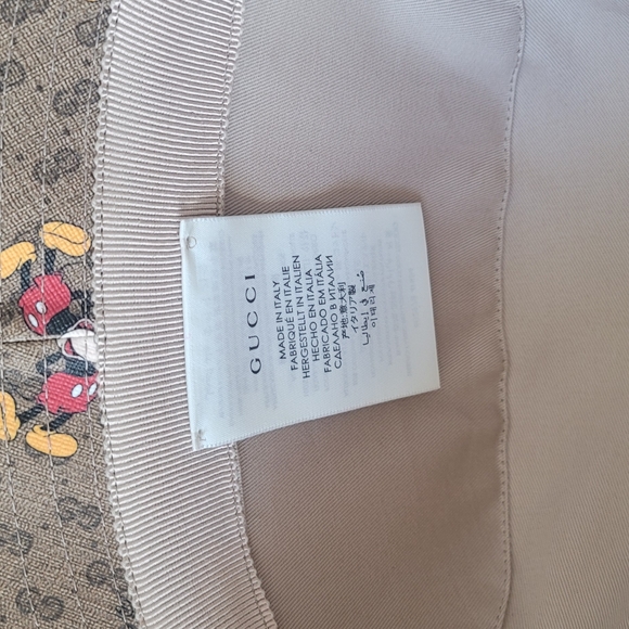 Gucci×Disney GG mickey mouse signature monogram bucket hat - Picture 5 of 7